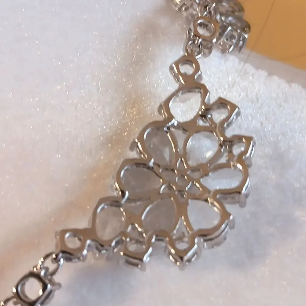 Kate Spade Sparkly Floral Necklace